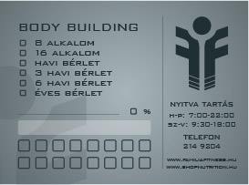 Fitnesz bérlet